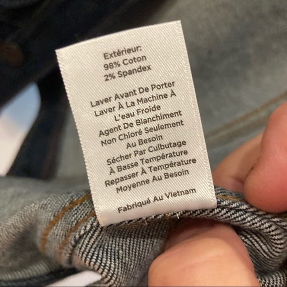 TALBOTS Sz XLP Denim Jean Jacket  With Front Pockets & Button Line Rufflels - Picture 8 of 13